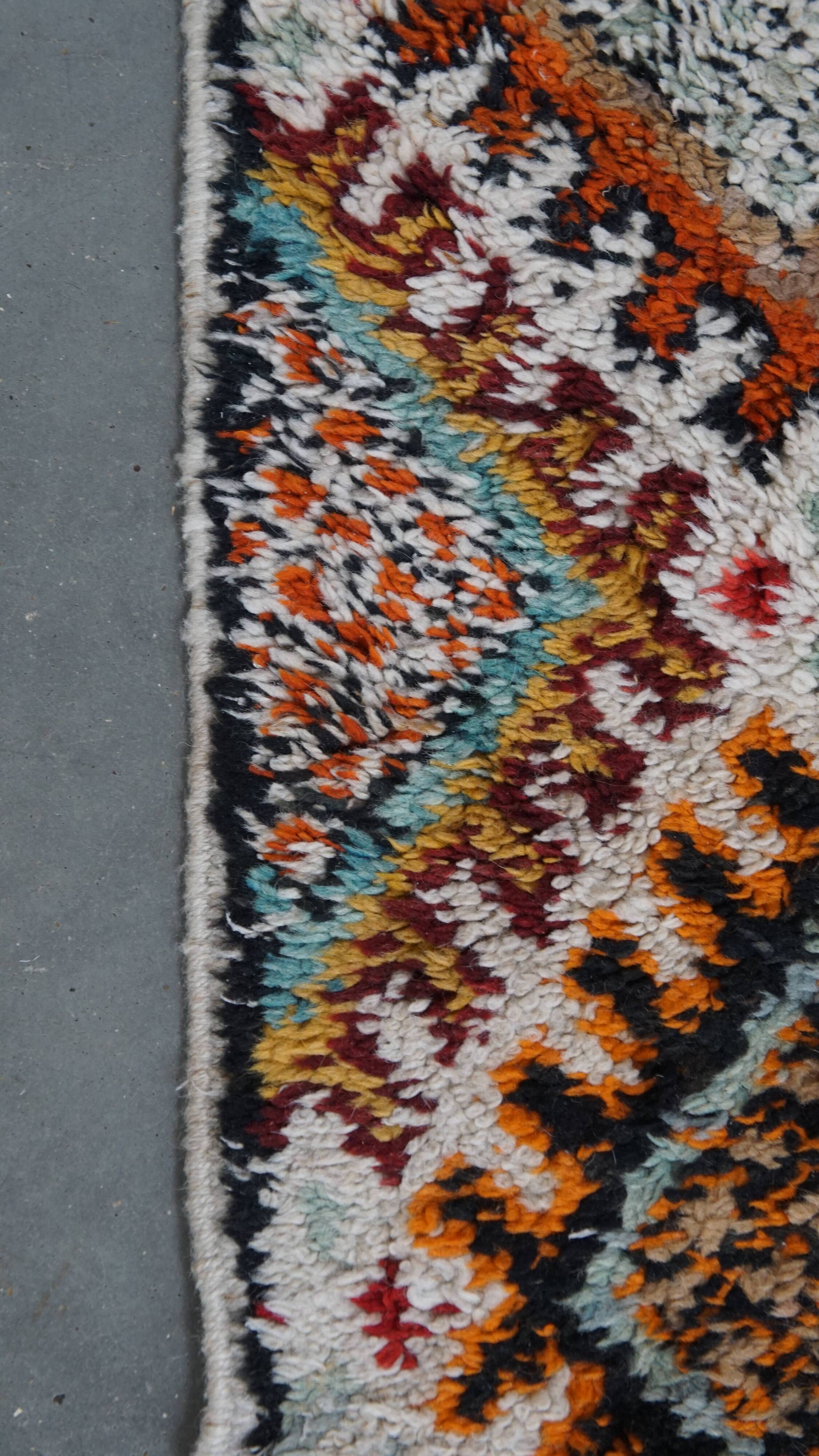 Tapis vintage noué à la main 162 x 81 cm