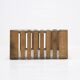Wood slat bench Walter Antonis for Arspect 1970's