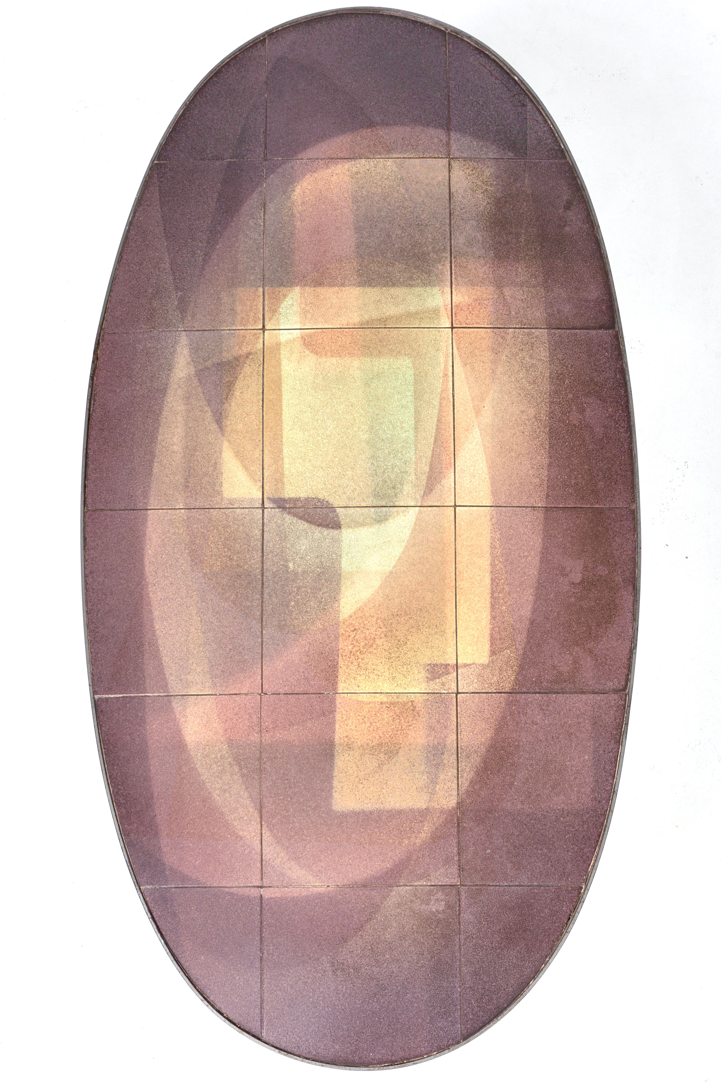Table basse en céramique Jacques Lignier, 1970