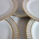 Set of 8 Kahla Konitz dinner plates, vintage Germany