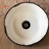 Industrial factory ceiling lamp from Wikasy a23, 1960s