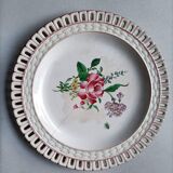 Assiette à gâteau en Luneville