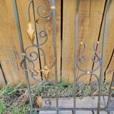 Art Deco 1930s wrought iron coat rack and hat stand