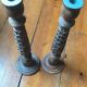 Paire de bougeoirs Inde