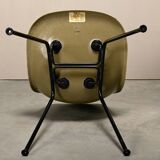 Charles & Ray Eames DSX Fiberglass Side Chairs multicolor set for Herman Mi