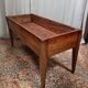 Table with a kneading trough in beech from the 19th century.