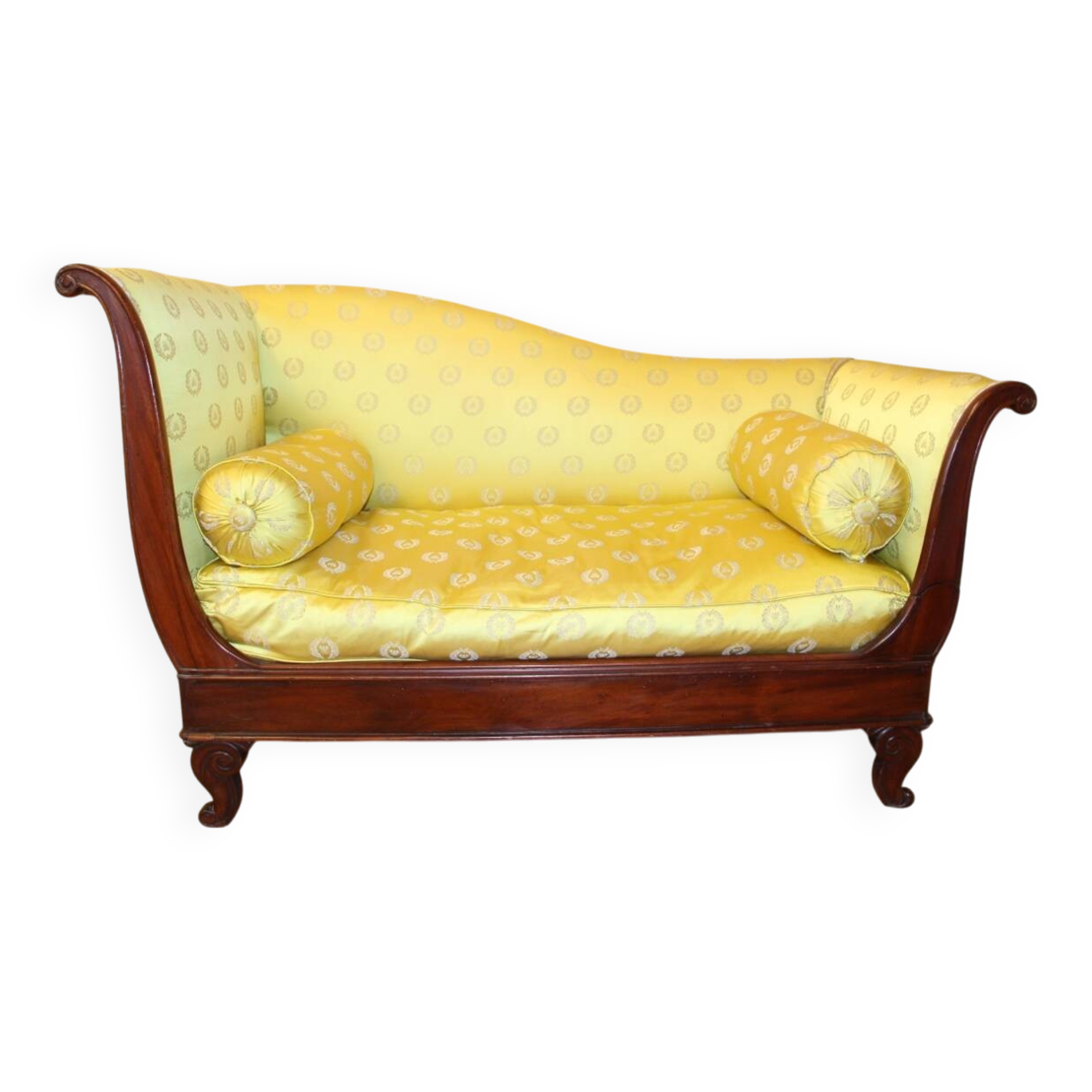 Restoration period mahogany daybed