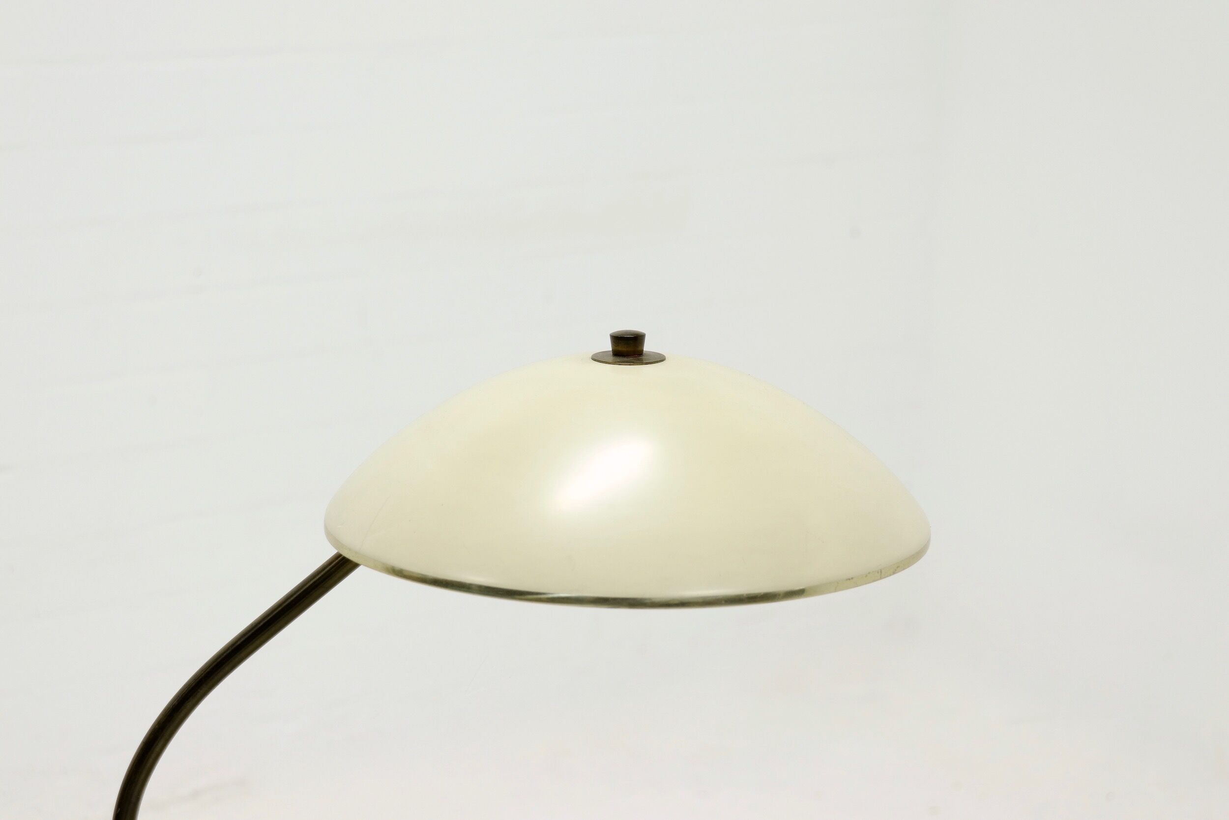 Brass and Steel Desk Lamp by Sis Germany 1950s