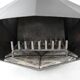 Wall-mounted fireplace "Diamond" by Don Bar, 1970s