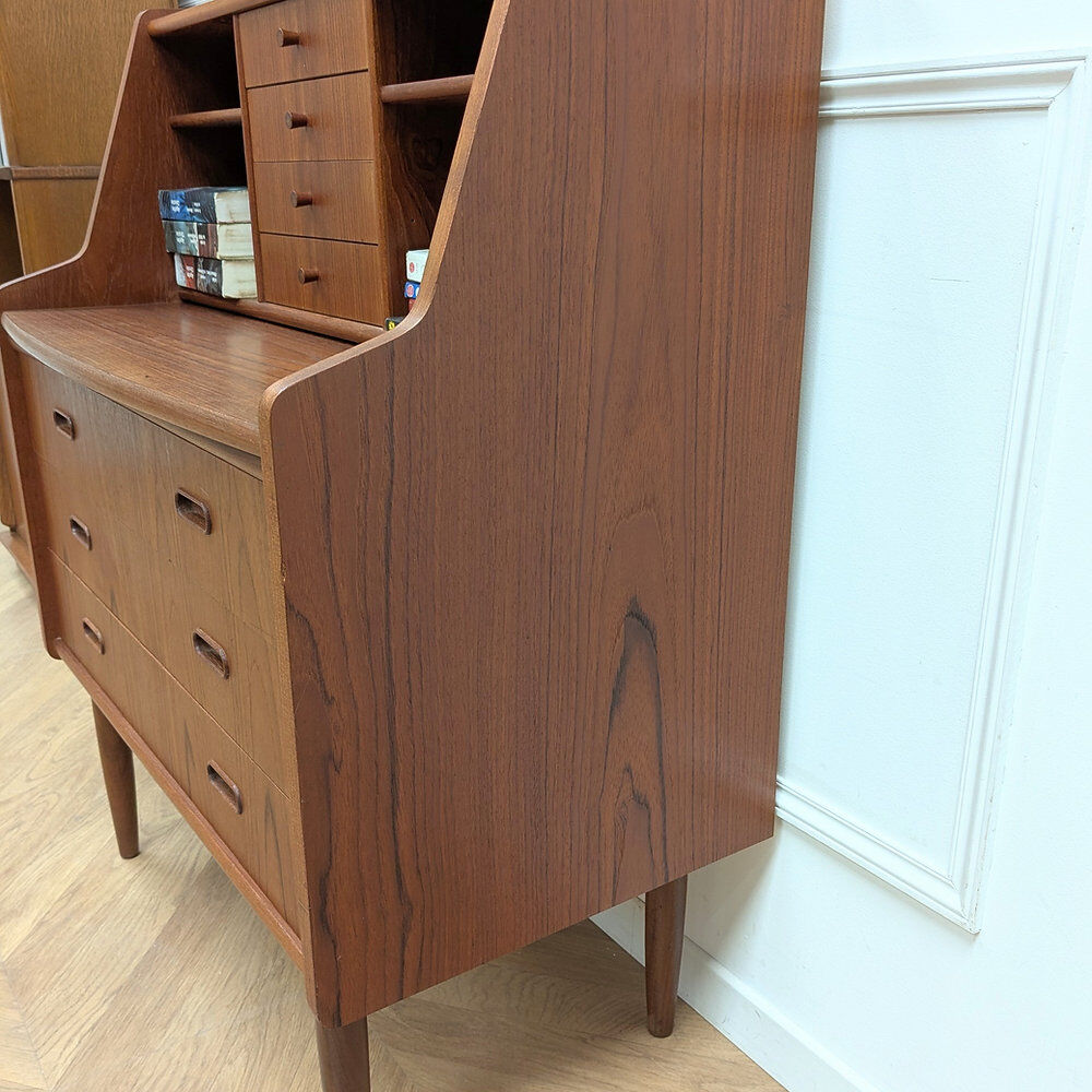 Vintage Danish teak secretary, 1960s.