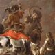 Flemish painting from the 17th century, hunting scene
