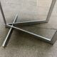 Coffee table - aluminium and black lasca - 1960
