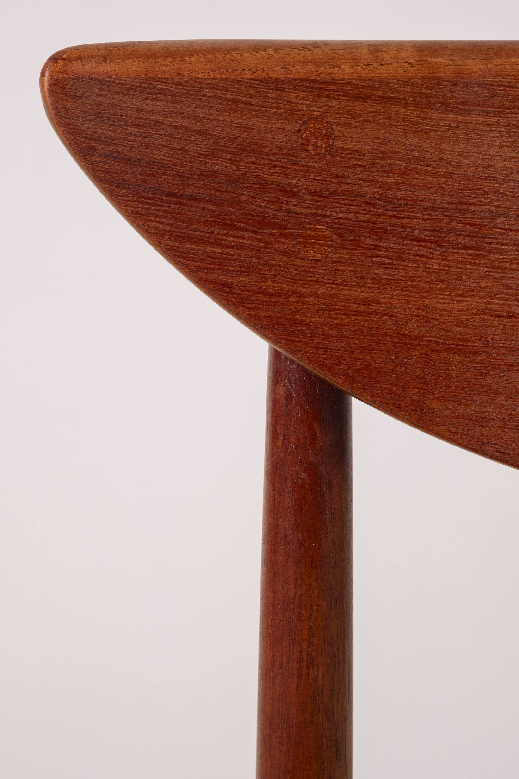 6x Peter Hvidt & Orla Mølgaard-Nielsen dining chair Model 316 in teak