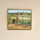 Original Swedish Oil on Panel – “Landscape” by Alexander Roos (1895–1973) – Signed – Vintage & Framed – 48 × 41 cm