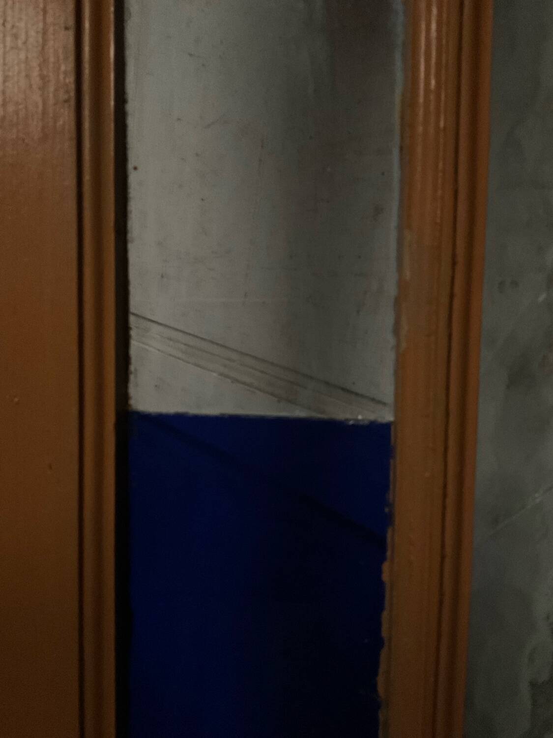 Old glass door L 92 x H 205