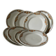 8 Saint Amand dessert plates, Cotentin service