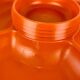 Vintage 1970s orange plastic Prisunic Flair aperitif platter