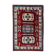 Vintage caucasian kazak handmade carpet 122cm x 185cm 1970s, 1c521
