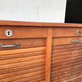 Wooden filing cabinet