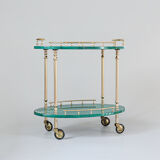 Bar cart by Aldo Tura, Italy, 1970s.