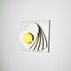 Curved Pyramid Layered Wall Lamp By Hustadt Leuchten, Germany, 1960S