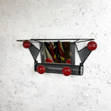 Coat rack perforated sheet metal