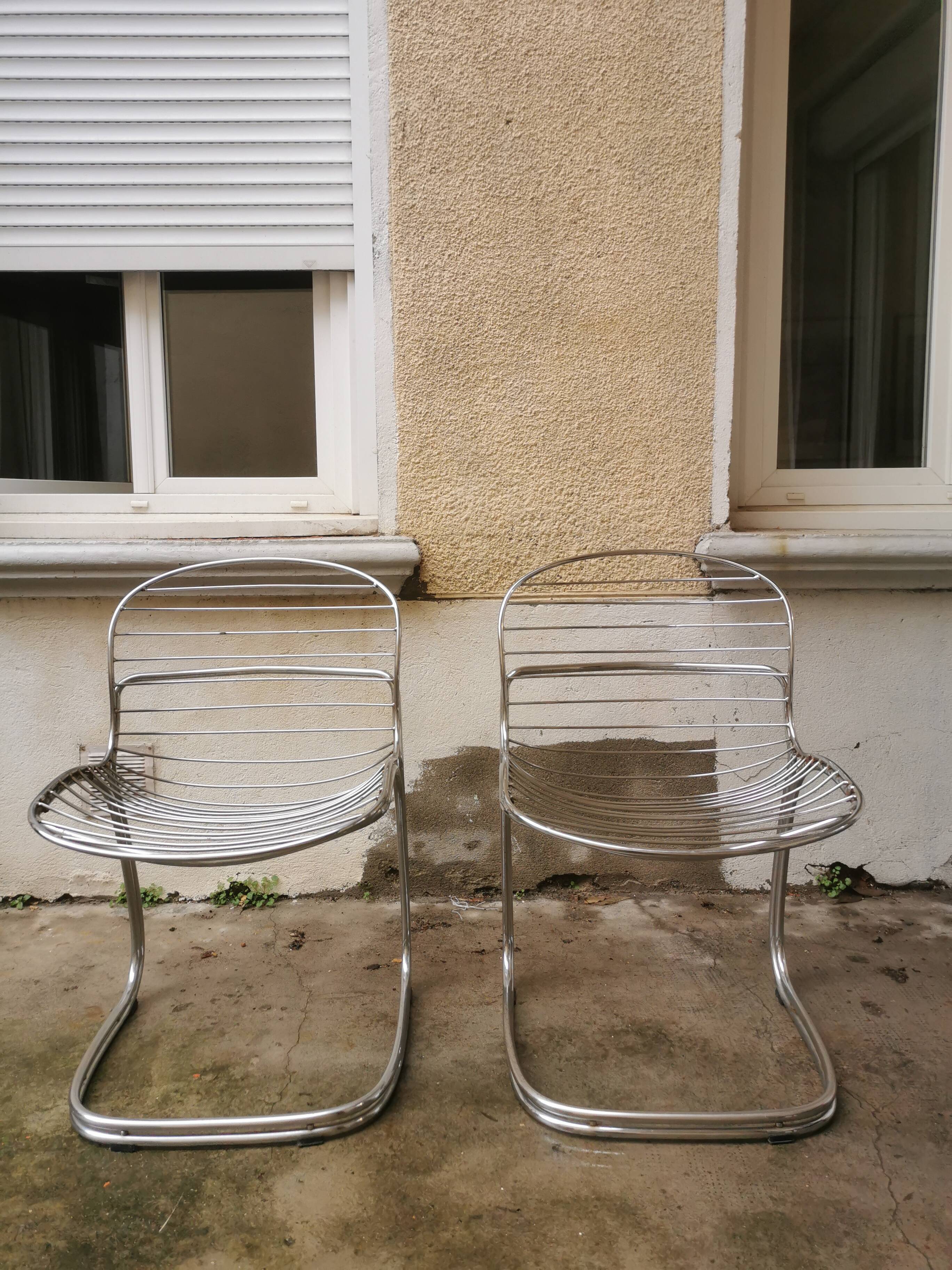 Paire de chaises de Gastone Rinaldi