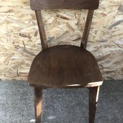 Série de 6 chaises bistrot scandinave bois vintage