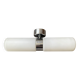 Wall light design in opaline and chrome metal