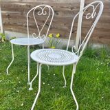 Chaises fer forgé