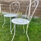 Wrought iron chairs