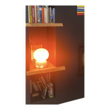 Lampe champignon en opaline années 70