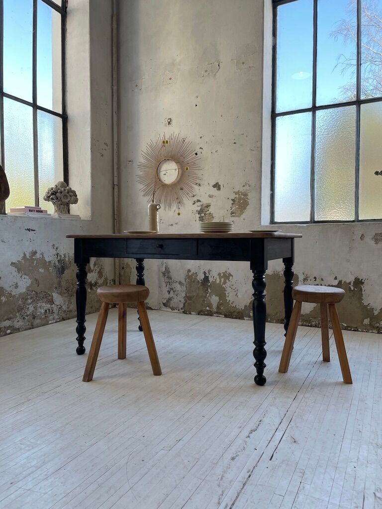 Farm bistro table in oak