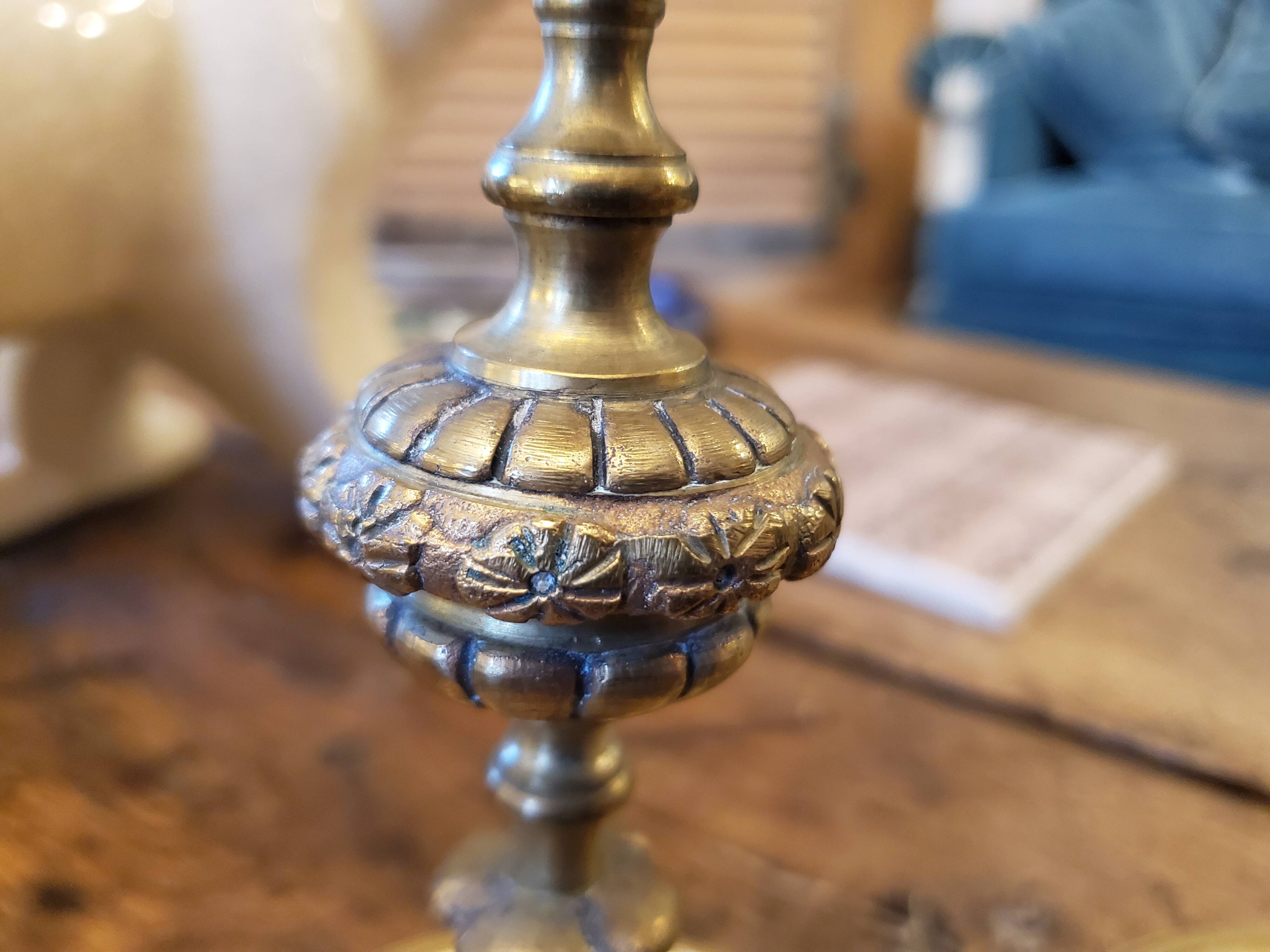 Pair of candle holders