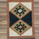 Jute and wool handwoven kilim