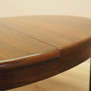 Round rosewood table, Danish design, 1960s, designer: Harry Østergaard, man