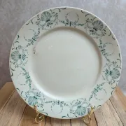 Flat plate made of ironstone Lunéville – Garland model – Antique