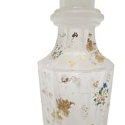 Biedermeier white glass carafe, Austria, 1890s