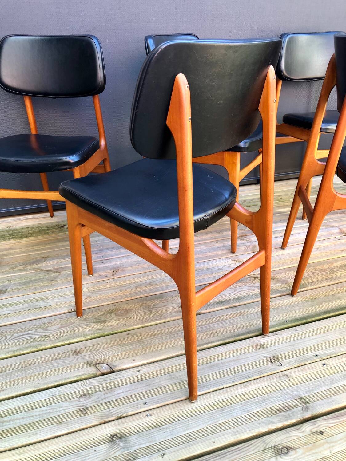 Set of Scandinavian chairs