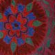 Hand knotted rug, vintage turkish rug 96x191 cm