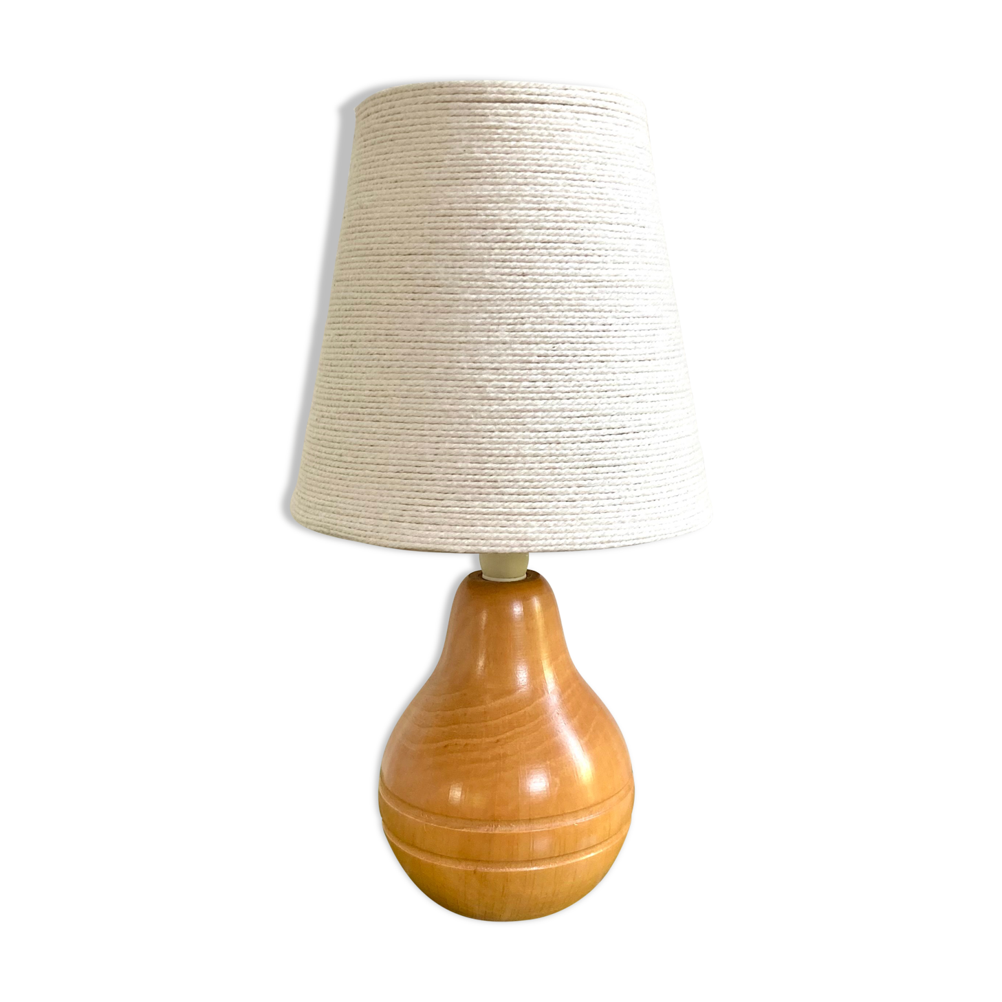 Wooden lamp rope lampshade