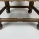 Chaise basse en bois tourné Bobbin à la manière de Charles Dudouyt, France, années 1950