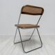 1x 1960s vintage Plia cane folding chair by Giancarlo Piretti for Anonima Castelli