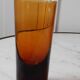 Set of 6 amber glasses with thick bottom 60s-70s