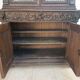 Renaissance oak library buffet from the 19th century.