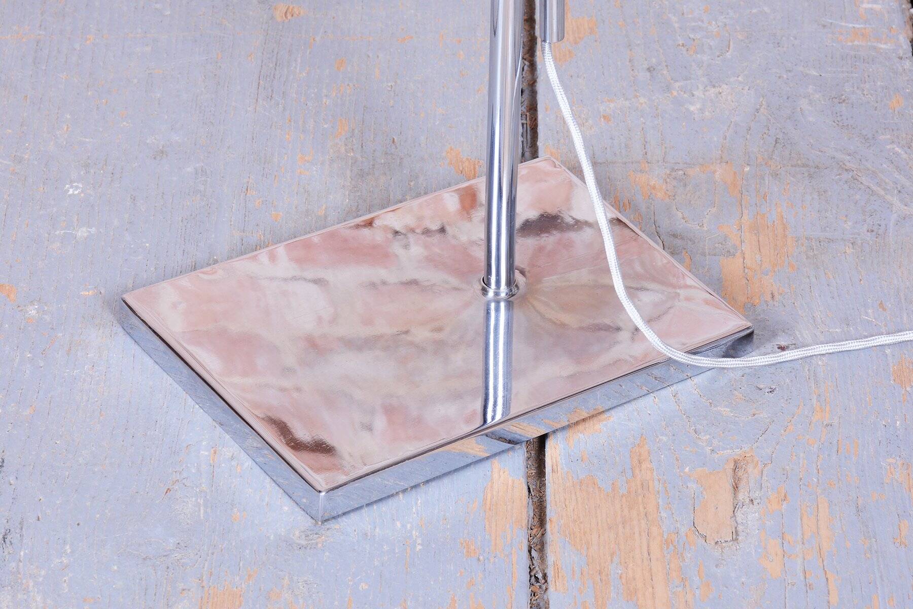Mid-Century Modern Floor Lamp in Chrome-Plated Steel, Czech, 1960s