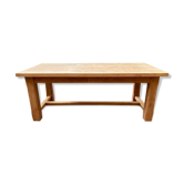 Solid oak farm table