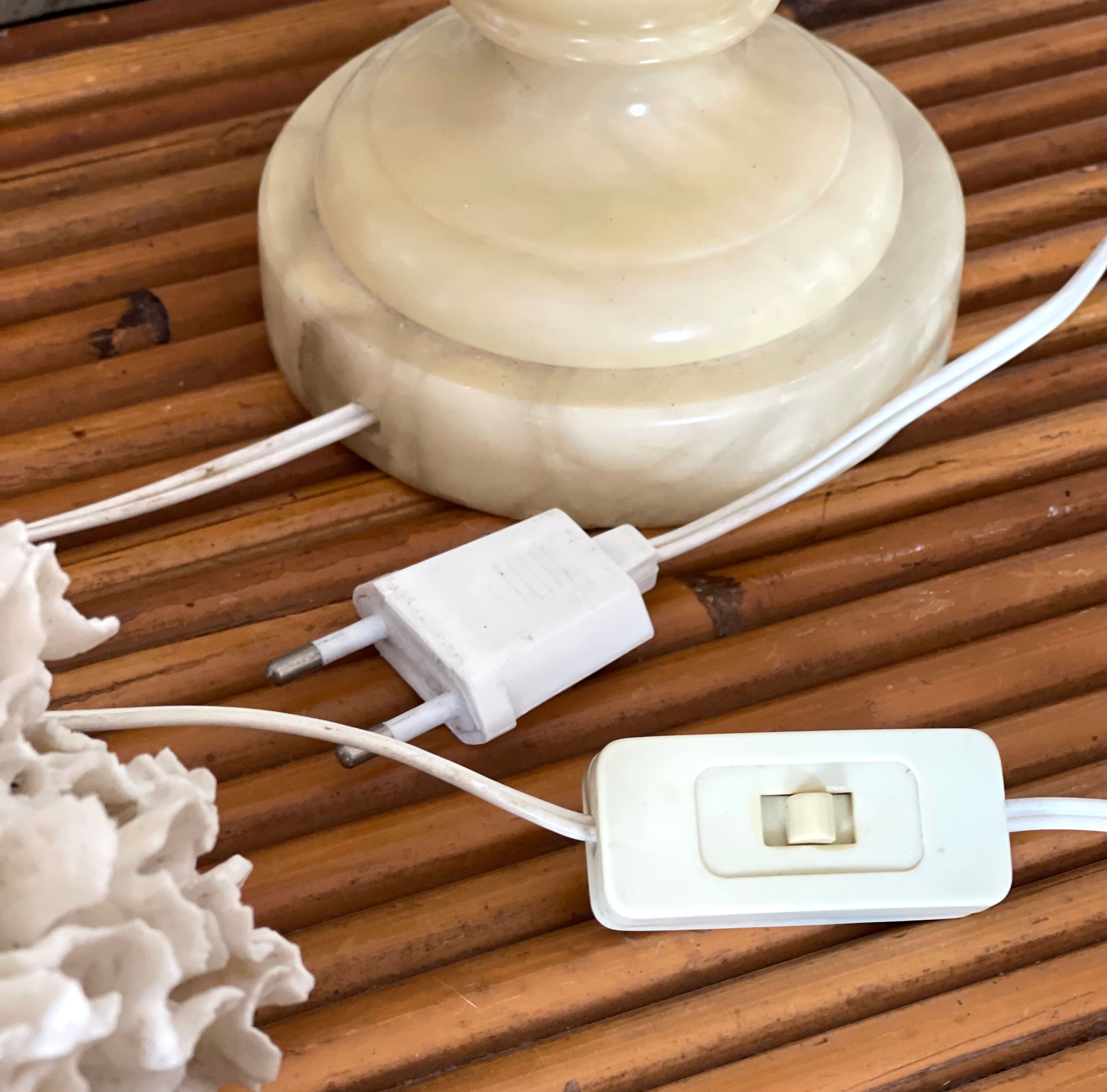 Alabaster lamp 1970