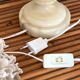 Alabaster lamp 1970