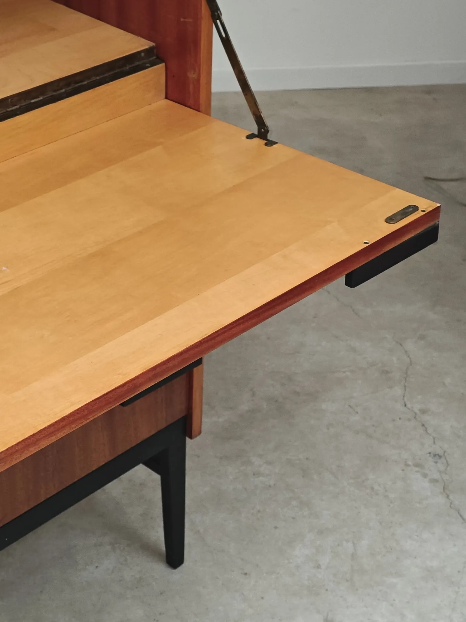 Wooden secretary by Frantisek Mezulanik for Up Zavody